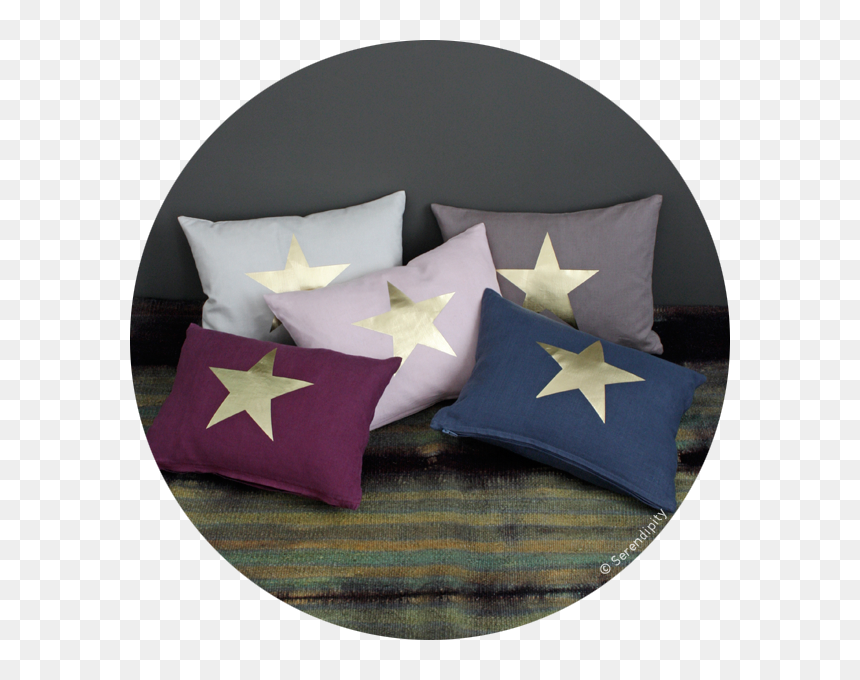 Cushion, HD Png Download - estrellas doradas png