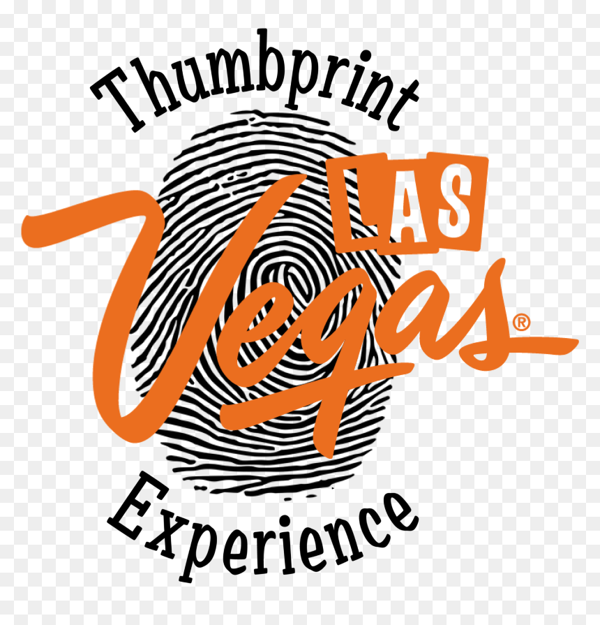 Las Vegas Getaway Thumbprint Style - Only In Vegas, HD Png Download - thumb print png