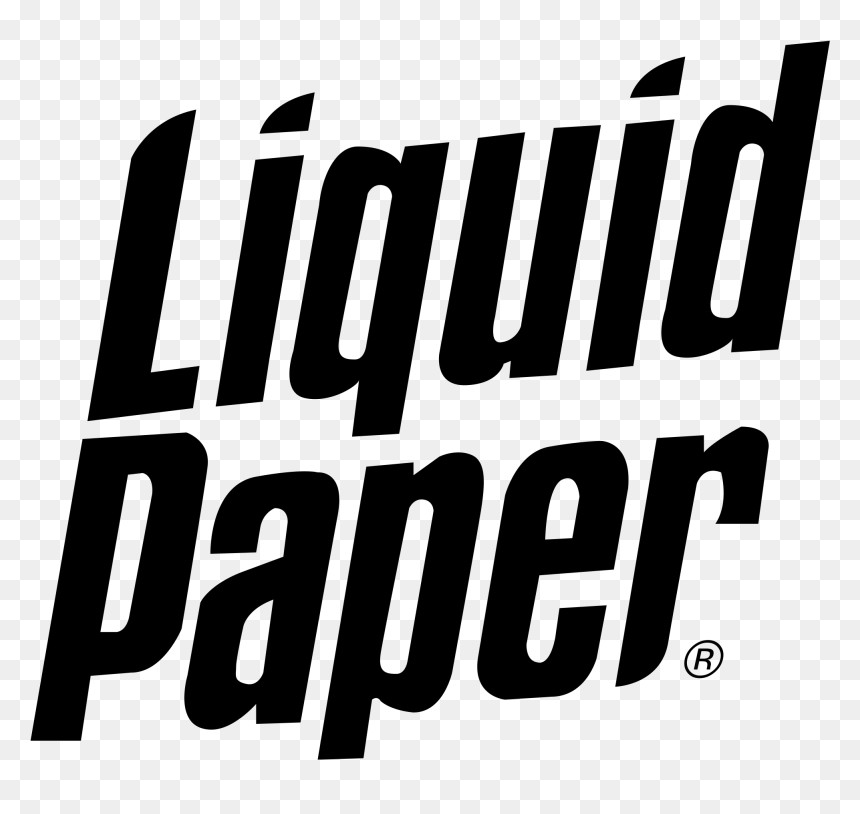 Liquid Paper Logo Png Transparent - Liquid Paper Logo Png, Png Download - paper vector png