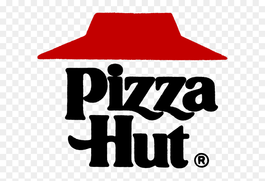 First Pizza Hut Logo, HD Png Download - 80's png