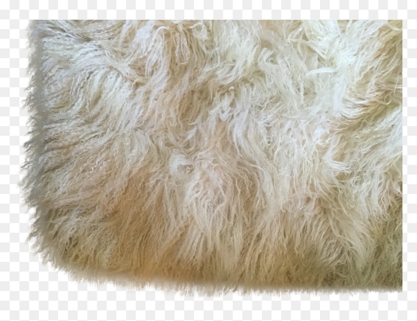 Mongolian Lambskin Rug In Ivory For Floor Accessories, HD Png Download - fur texture png