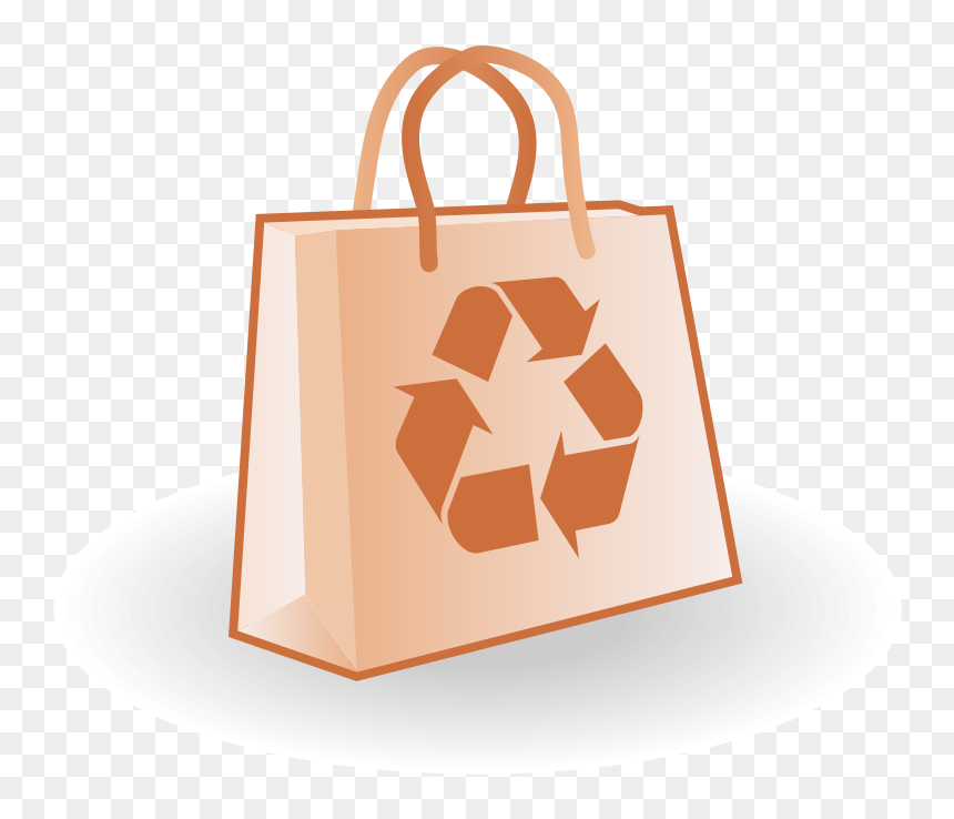 Paper Bag Vector - Recycle Paper Bag Png, Transparent Png - paper vector png