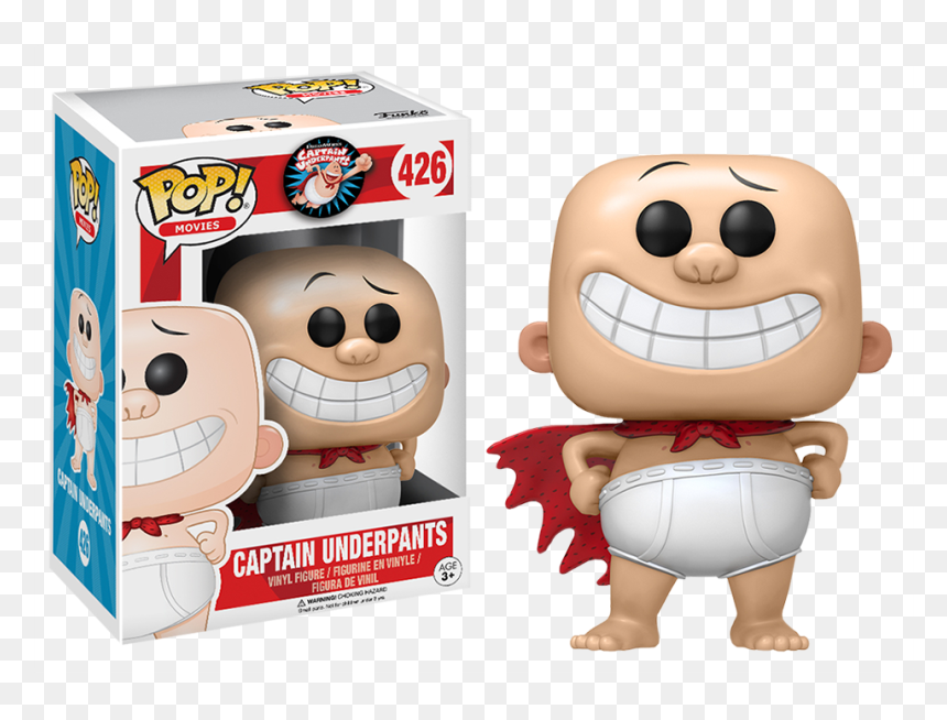 Captain Underpants Funko Pop, HD Png Download - captain underpants png