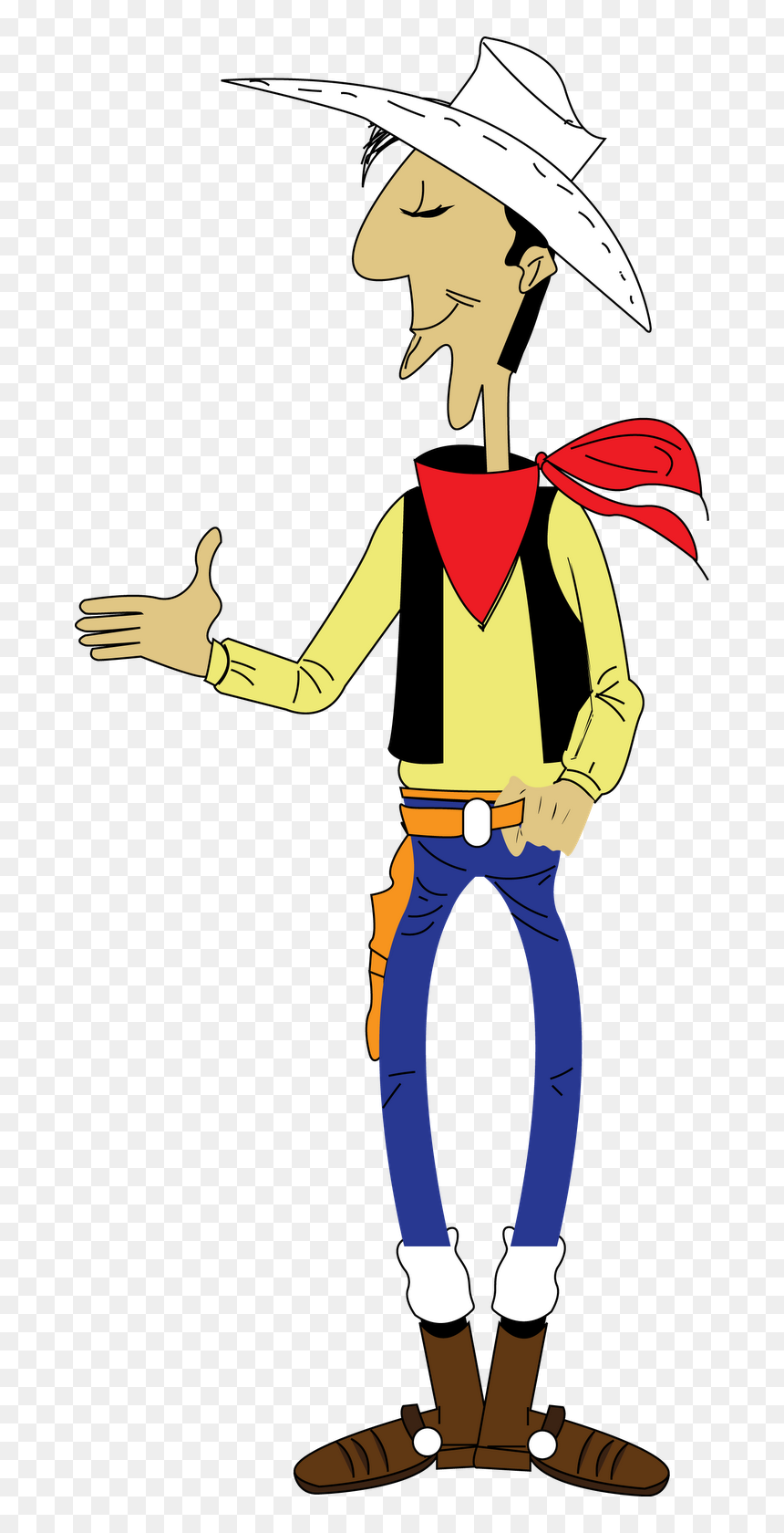 Lucky Luke American Frontier Cartoon Comics - Lucky Luke Png, Transparent Png - jumper png