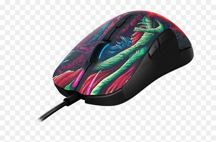 Rival 300 Cs - Steelseries Rival 300 Hyper Beast, HD Png Download - awp dragon lore png