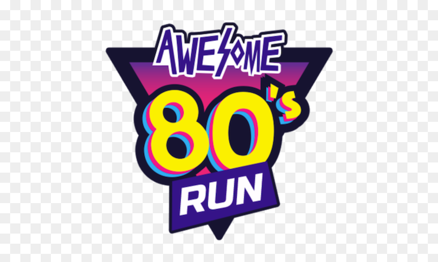 Awesome 80"s Run - Graphic Design, HD Png Download - 80's png