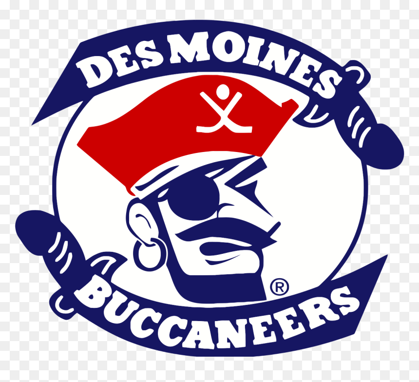 Des Moines Buccaneers Logo, HD Png Download - bucs logo png