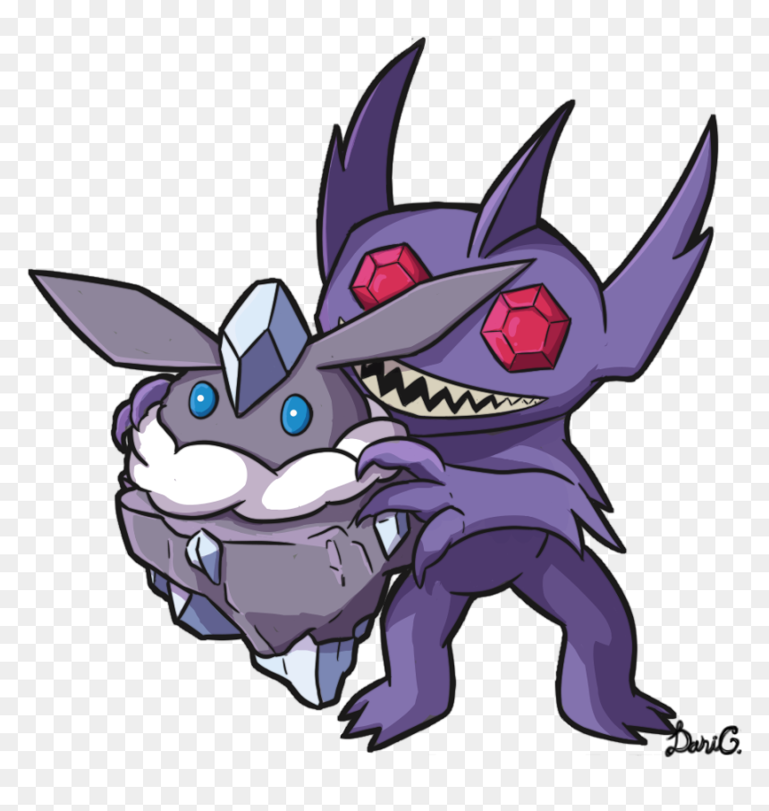 Where"s My Gem Carbink - Sableye And Carbink, HD Png Download - sableye png