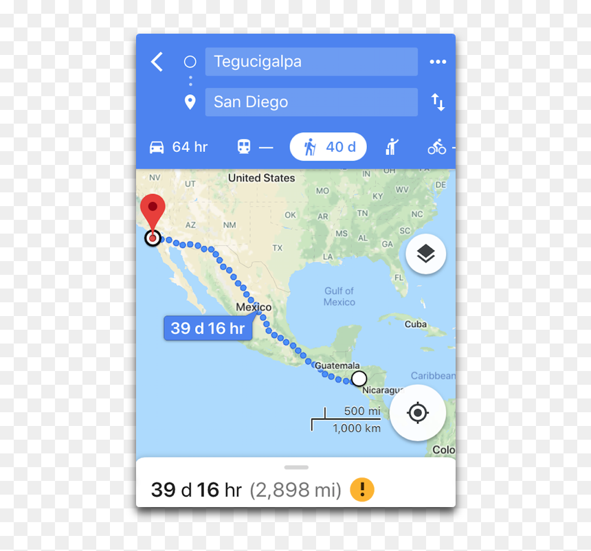 Tegucigalpa San Diege Google Maps - Map, HD Png Download - mexico map png
