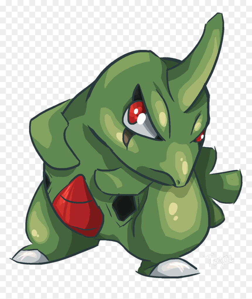 Green,cartoon,fictional Art,sketch,style,art - Cartoon, HD Png Download - sableye png