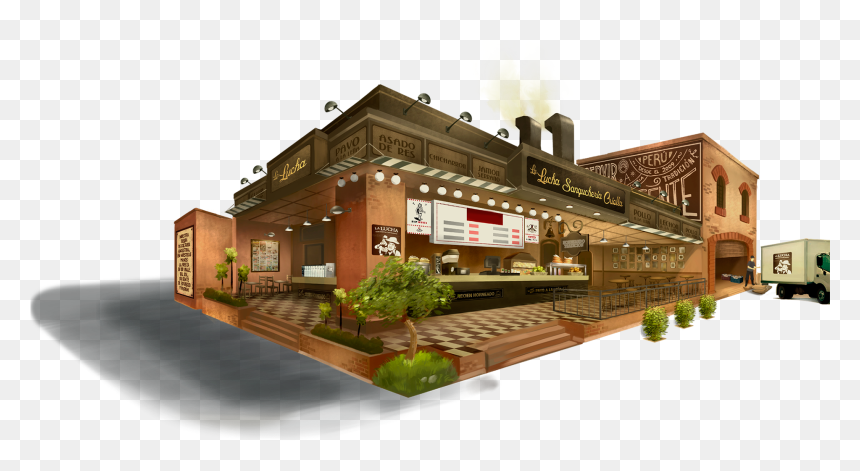 La Lucha Sangucheria Criolla Trujillo, HD Png Download - papas fritas png