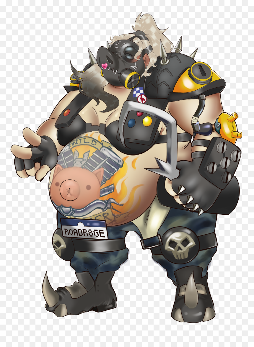 Female Roadhog - Roadhog As A Girl, HD Png Download - overwatch roadhog png