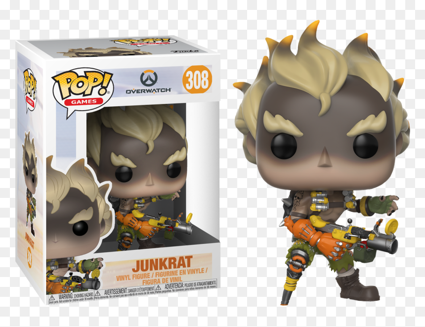 Overwatch Pop Figures Junkrat, HD Png Download - overwatch roadhog png