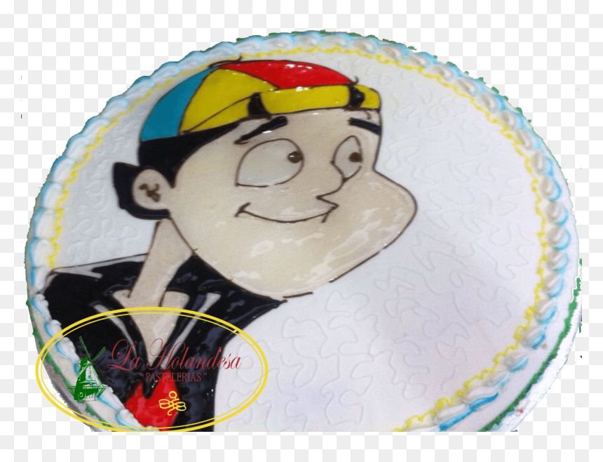 Pastel Con Imagen Del Kiko, HD Png Download - pastel de cumpleaños png