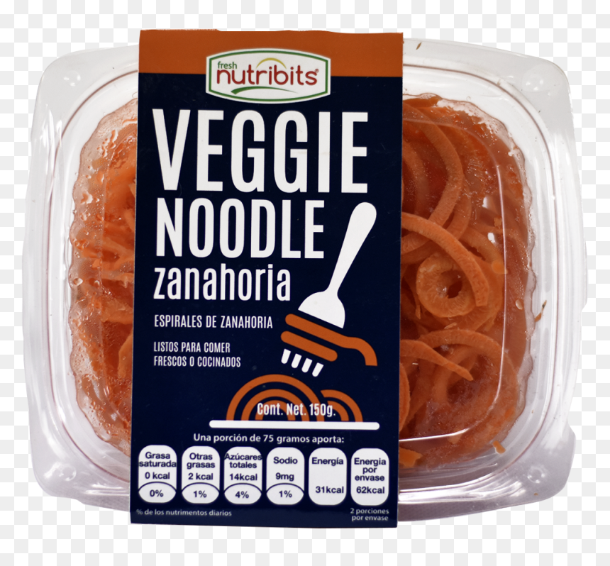 Zanahoria - Veggie Noodles Nutribits, HD Png Download - zanahoria png