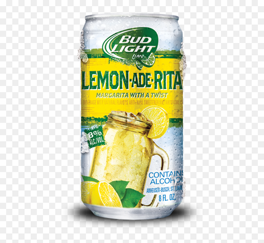 Bud Light Lemon Ade Rita, HD Png Download - lemon wedge png