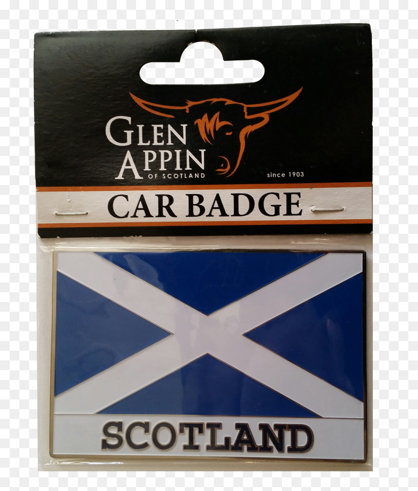 Scotland Flag Badge Car, HD Png Download - scottish flag png