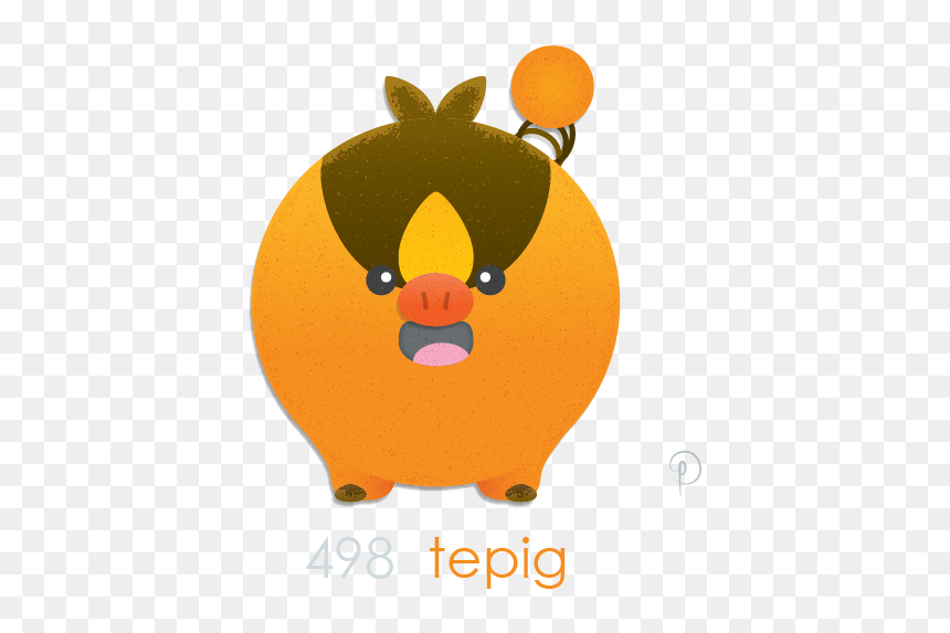 Tepig 
the Tantrum Prone Temperamental Bacon Ator - Cartoon, HD Png Download - tepig png