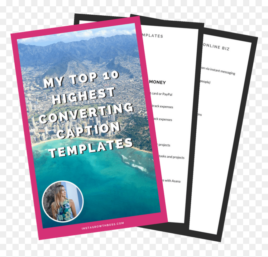 Elise Darma Caption Templates Instagram - Caption For A Brochure, HD Png Download - instagram text png