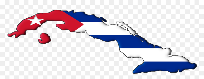 Cuba Libre - Cuba Flag Map, HD Png Download - monical png