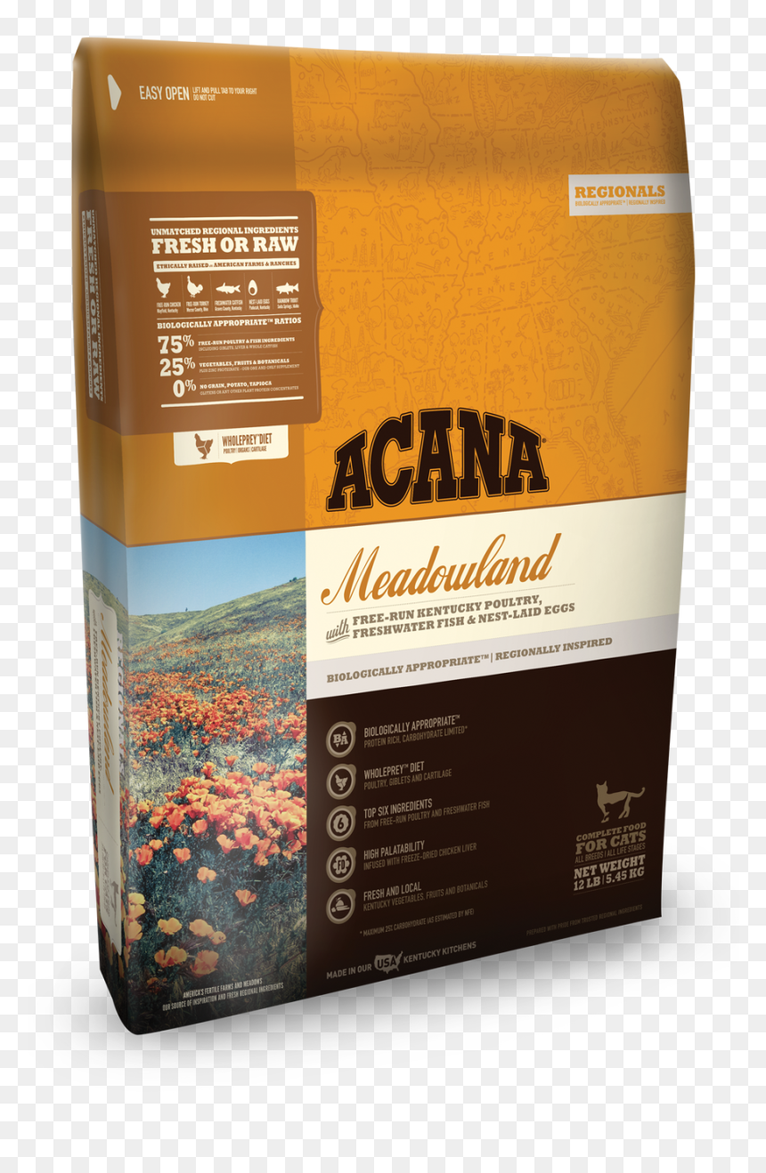 Acana Meadowland Cat Food, HD Png Download - cat food png