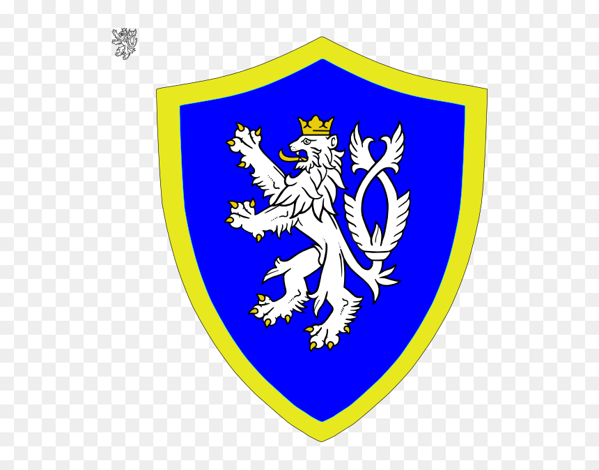 Czech Republic Coat Of Arms, HD Png Download - lion crest png