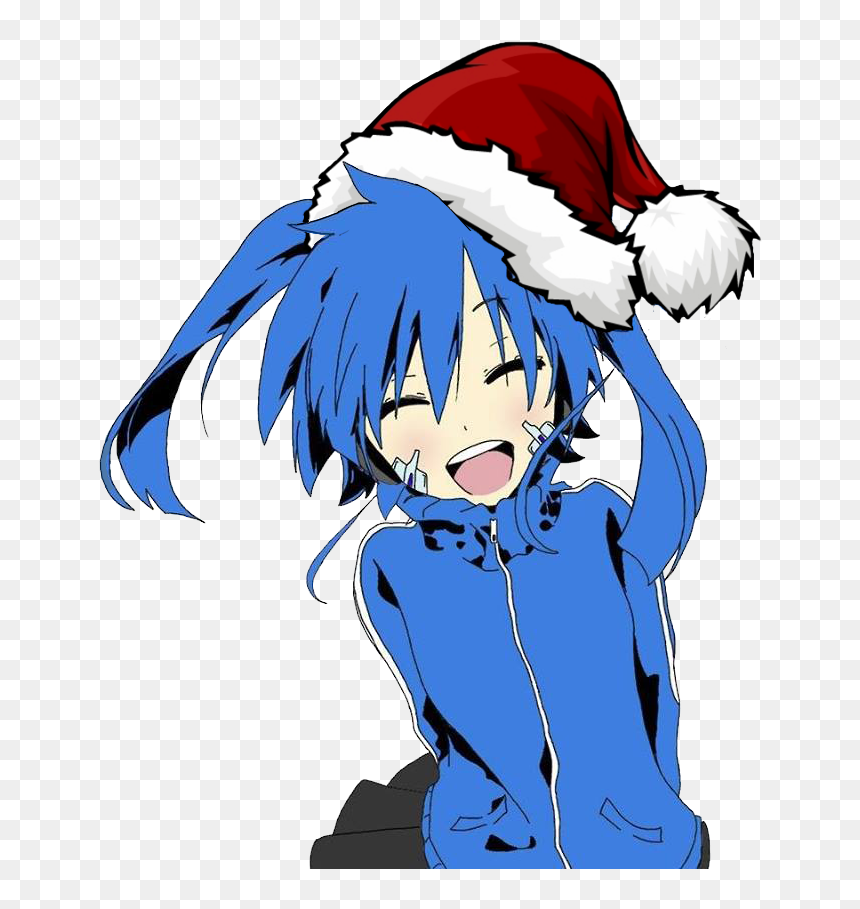 Kagerou Daze Ene, HD Png Download - anime santa hat png