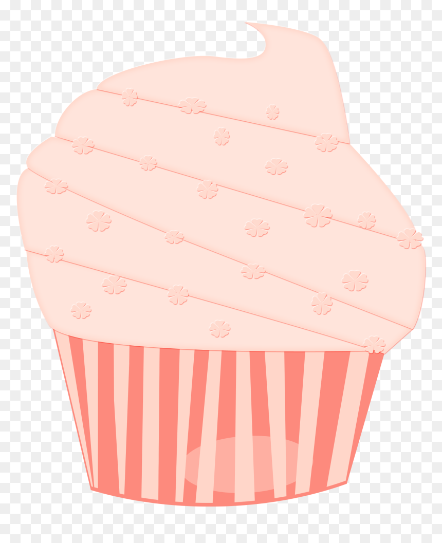 High Resolution Pink Cupcake - High Resolution Cupcake Art, HD Png Download - pink cupcake png