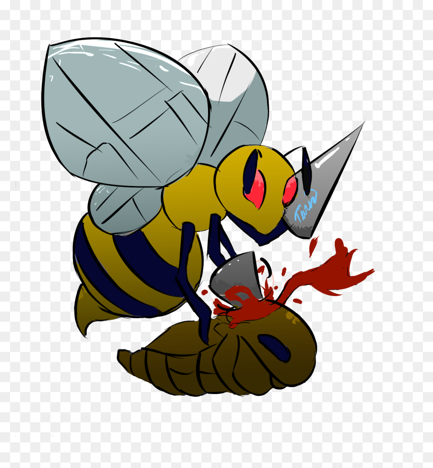 Cartoon, HD Png Download - beedrill png