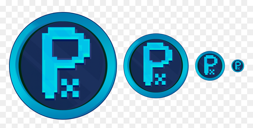 Pixel 1 A - Circle, HD Png Download - pixel coin png
