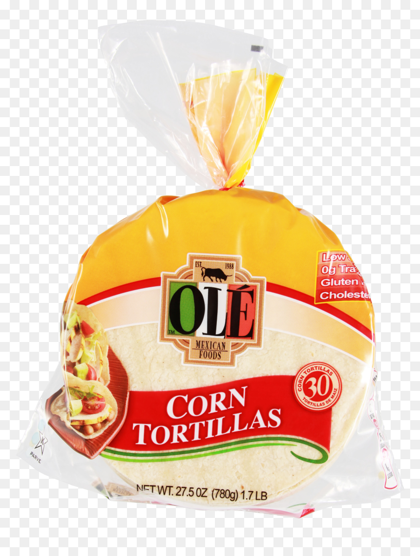 White Corn Tortillas - Ole Large Burrito Tortillas, HD Png Download - tortillas png