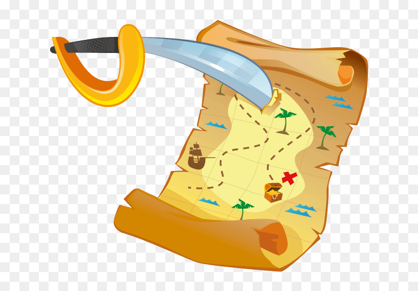Clip Art, HD Png Download - pirate map png