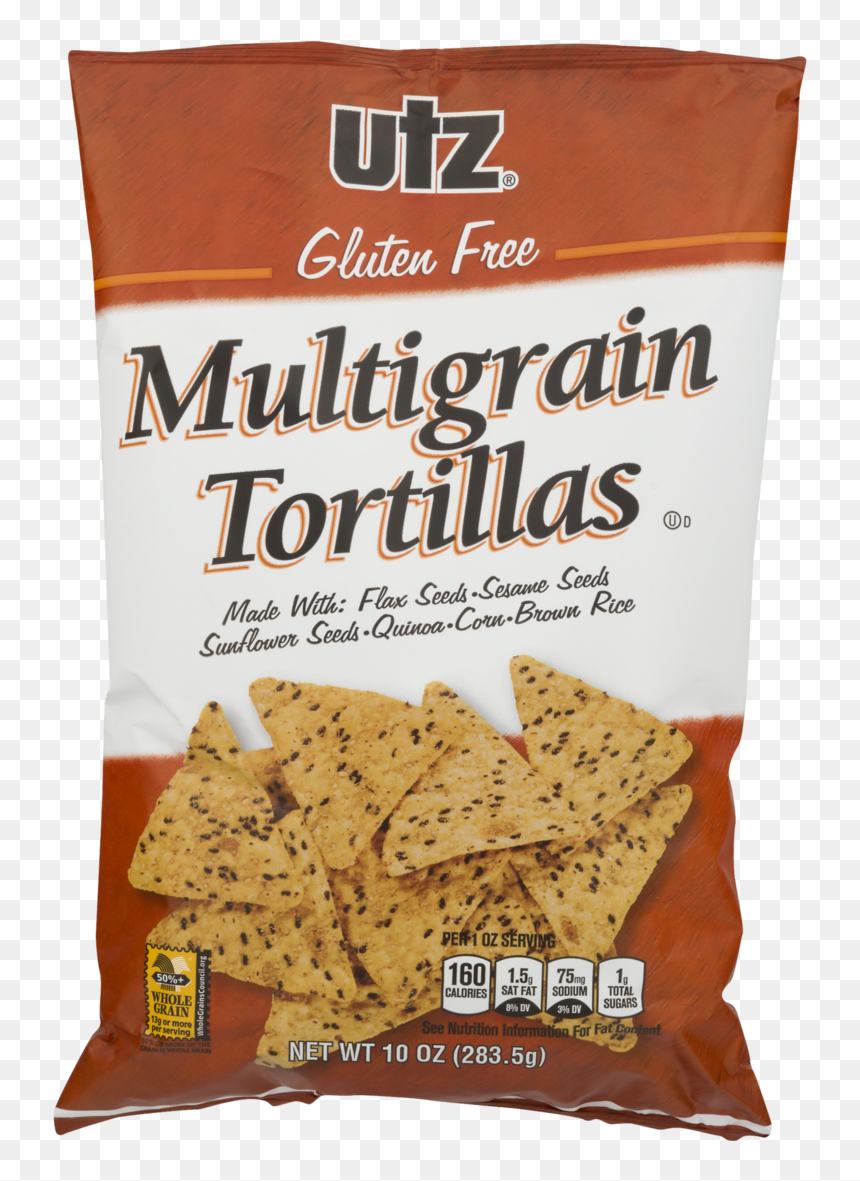 Utz Tortillas, Multigrain - Utz Multigrain Tortilla Chips, HD Png Download - tortillas png