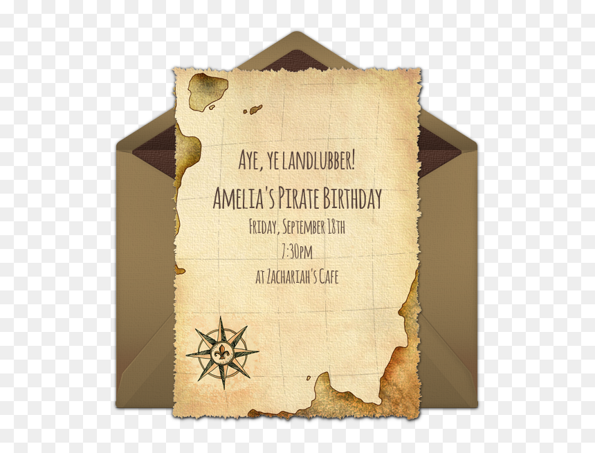 Schatzkarte Zum Ausdrucken, HD Png Download - pirate map png