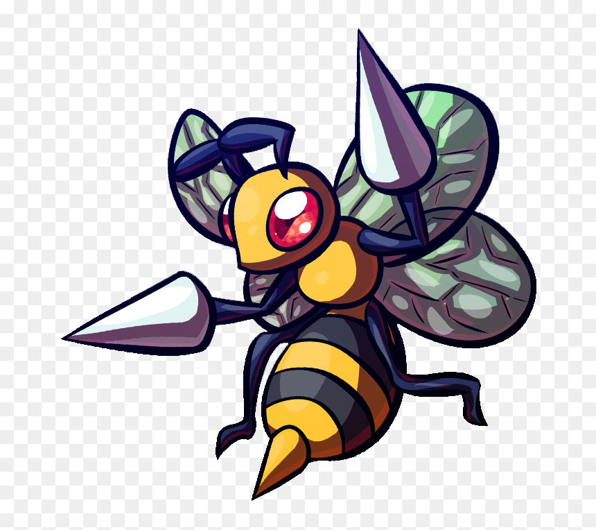 Beedrill Es Mah Nugga, HD Png Download - beedrill png