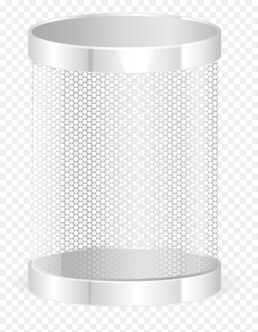 Papelera -trash Bin - Circle, HD Png Download - trash can.png