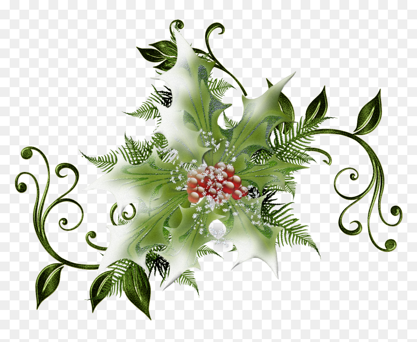 Png Pinterest Christmas - Christmas Day, Transparent Png - holly clipart png