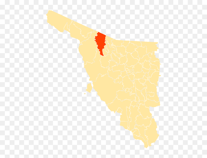 Mapa Municipios Sonora Altar - San Luis Rio Colorado Mapa, HD Png Download - altar png