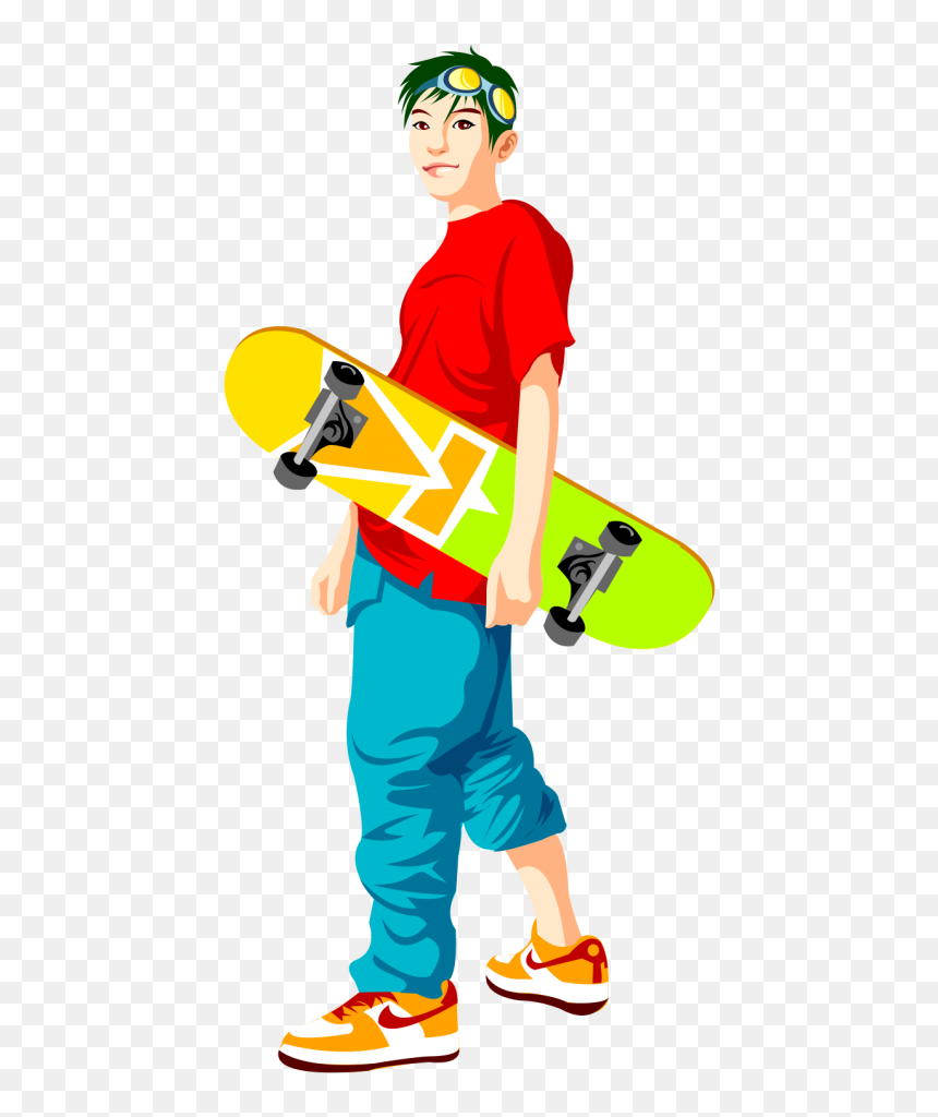 惡搞 李白, HD Png Download - skateboarding png