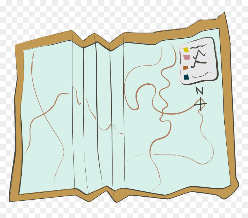 Map Treasure Hunt Free Photo - Bản Đồ Kho Bau, HD Png Download - pirate map png