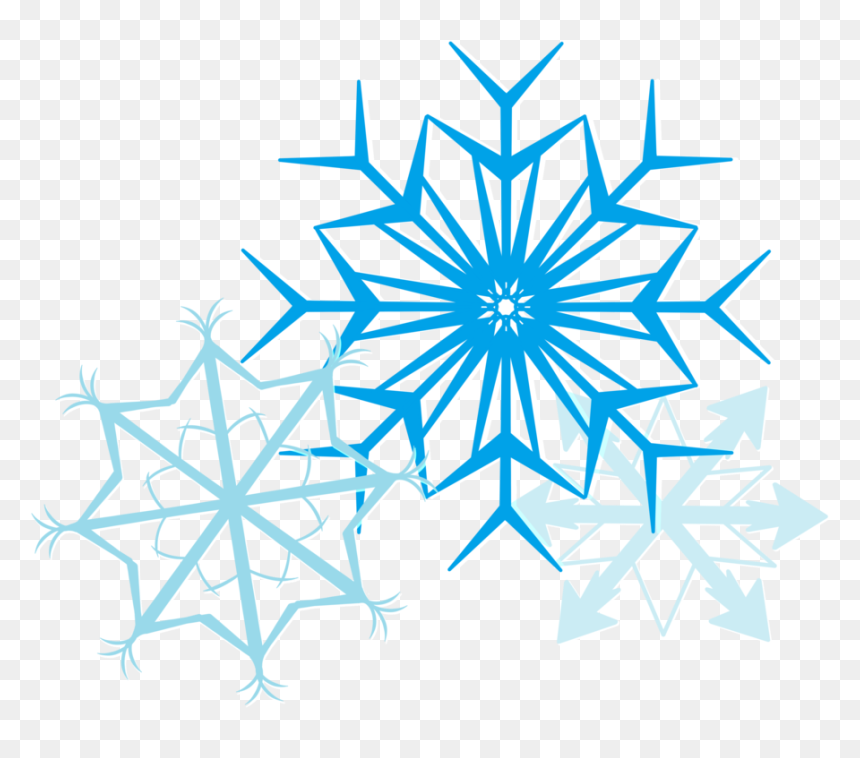 Snowfakes Flocon Neige - Star Quilt Pattern Template, HD Png Download - snowflake .png