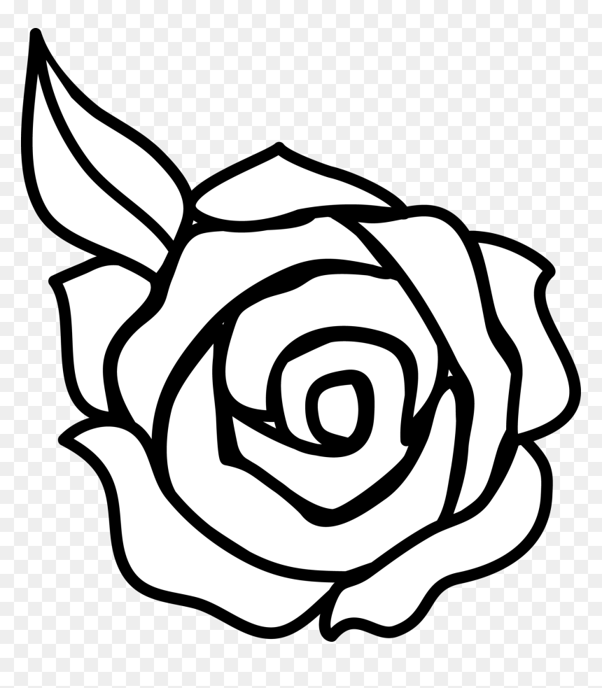 Simple Rose Drawing, HD Png Download - film reel png