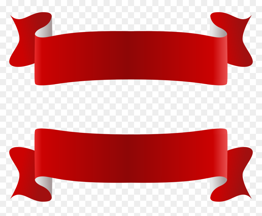 Carteles Png, Transparent Png - red ribbon png