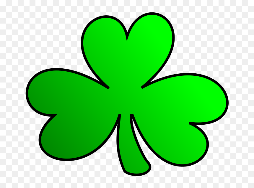 Irish Shamrock Clip Art, HD Png Download - clover png