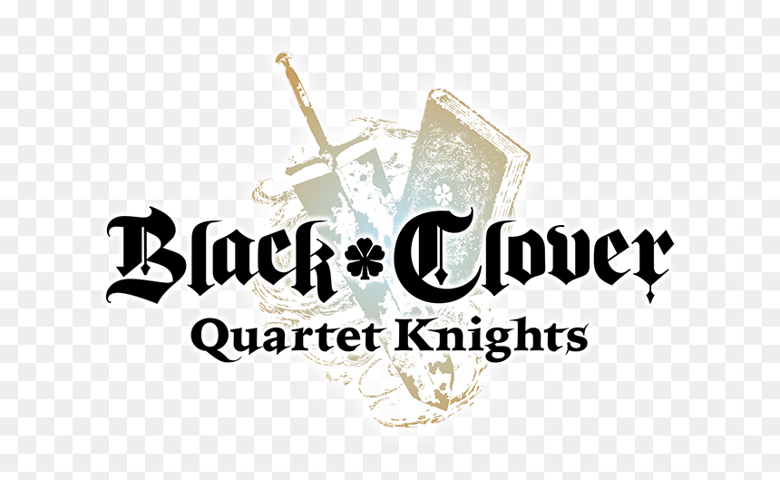 Black Clover Quartet Knights Logo, HD Png Download - clover png