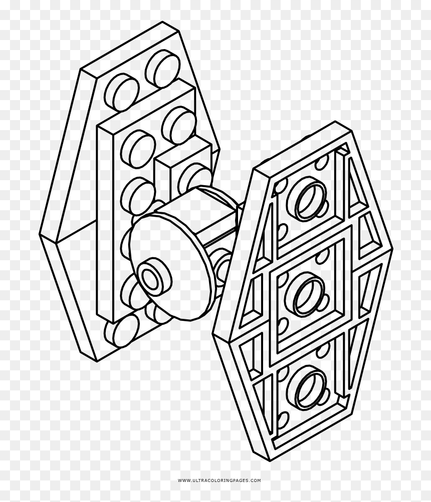 Drawing, HD Png Download - tie fighter png