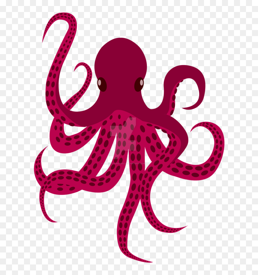 Octopus Silhouette Png, Transparent Png - octopus png