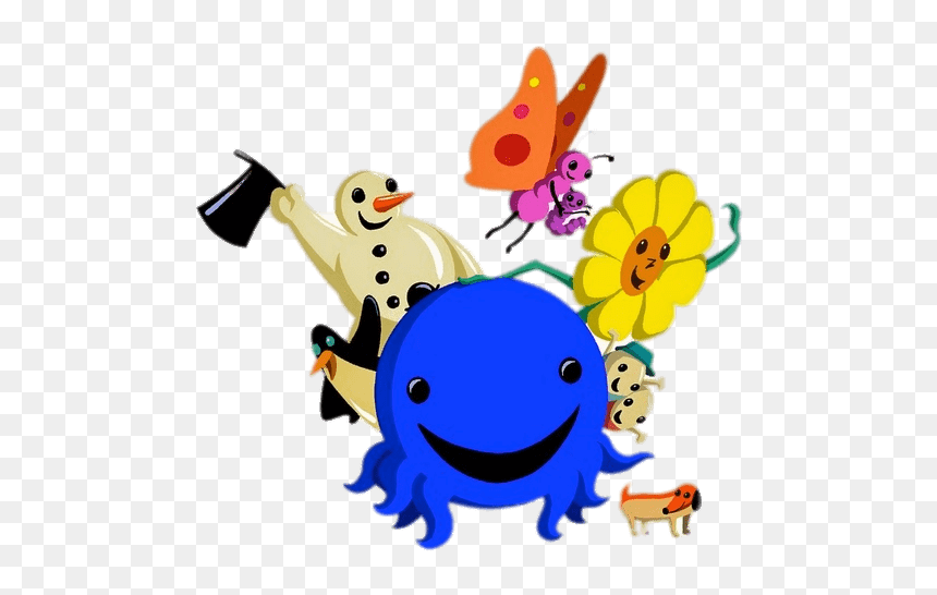 Oswald Cartoon, HD Png Download - octopus png