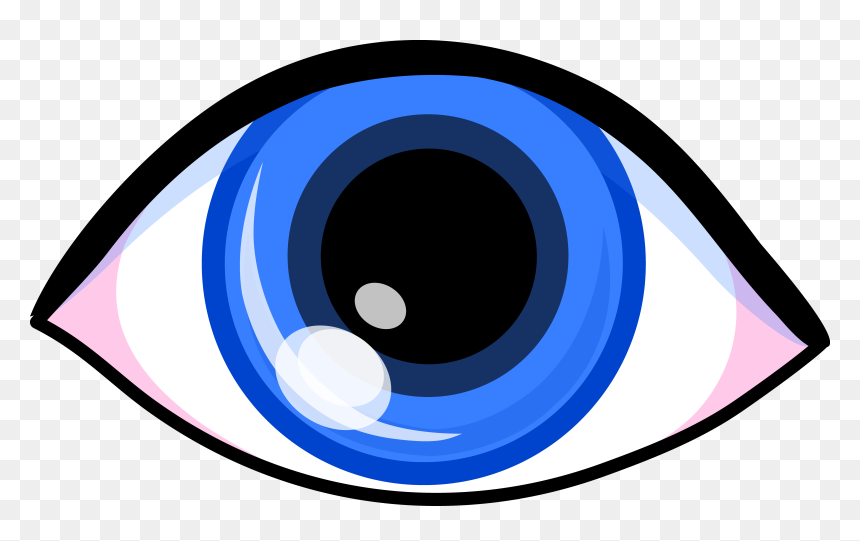 Blue Eye Clipart, HD Png Download - eyeball png