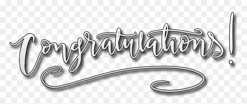 Calligraphy, HD Png Download - congratulations png